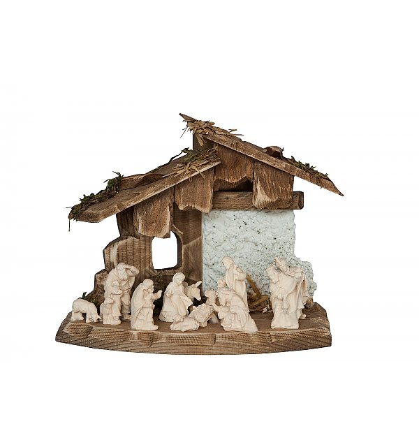 SA73012 - Hut with 12 figures