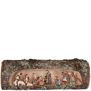 SA7302 - Tree trunk with 12 figures