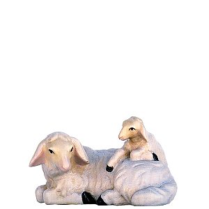 SO4040046 - Schaf liegend mit Lamm